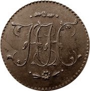 ½ Penny Lothian - Edinburgh / Harrison's obverse image