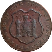 ½ Penny Wiltshire - Devizes / J. Baster obverse image