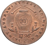 ½ Penny Lothian - Edinburgh / Campbell's reverse image