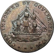 ½ Penny Gloucestershire - Badminton obverse image