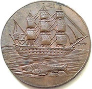 ½ Penny Hampshire - Portsea / Licensed Victuallers, United Kingdom, 1796 reverse image