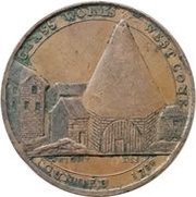 ½ Penny Angusshire - Dundee / J. Pilmer, United Kingdom, 1797 reverse image