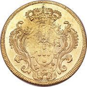 6400 Réis - Maria I 1st Type - Widow's Veil; Rio de Janeiro and Bahia Mints reverse image