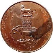 ½ Penny Warwickshire - Coventry / Kempson’s, United Kingdom, 1797 reverse image