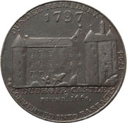 ½ Penny Angusshire - Dundee / Dudhope Castle obverse image