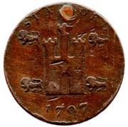 ½ Penny Staffordshire – Stafford / W. Horton obverse image