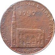 ½ Penny Angusshire - Dundee / A. Swap obverse image