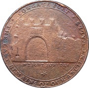 ½ Penny Angusshire - Dundee / A. Swap, United Kingdom, 1797 reverse image