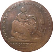 ½ Penny Angusshire - Montrose, United Kingdom, 1797 reverse image