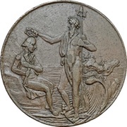 ½ Penny Hampshire - Portsmouth / Thomas Sharp obverse image
