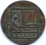 ½ Penny Somerset - Crewkerne / Sparks and Gidleys obverse image