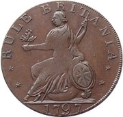 ½ Penny Middlesex - For General Convenience, United Kingdom, 1797 reverse image