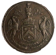 1 Penny Lancashire - Halsall / C. Mordaunt obverse image