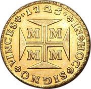 10 000 Réis - João V Vila Rica Mint, Brazil, 1724-1727 reverse image