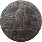 1 Farthing Perth - Monks Tower, United Kingdom, 1798 reverse image