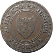 1 Farthing Worcestershire - Worcester / J. Knapp Jnr obverse image