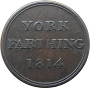 1 Farthing York - Peace and Alliance obverse image