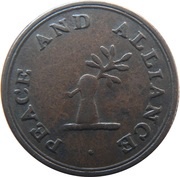 1 Farthing York - Peace and Alliance, United Kingdom, 1814 reverse image