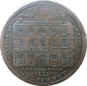 ½ Penny Middlesex - Thomas Wood reverse image