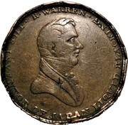 ½ Penny London - Japan Liquid Blacking / R. Warren obverse image