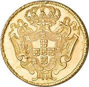 12 800 Réis - João V Vila Rica Mint, Brazil, 1727-1733 reverse image