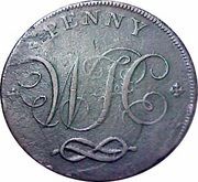 1 Penny Staffordshire - Stafford / W. Horton, United Kingdom, 1801 reverse image