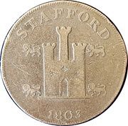 1 Penny Staffordshire - Stafford / W. Horton obverse image