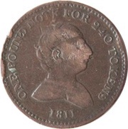 1 Penny Staffordshire - Rushbury and Woolley obverse image