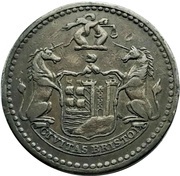 1 Penny Somerset - Bristol / City, United Kingdom, 1811 reverse image
