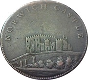 1 Penny Norfolk - Norwich castle, United Kingdom, 1811 reverse image