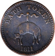 1 Penny Bath - Whitchurch and Dore obverse image