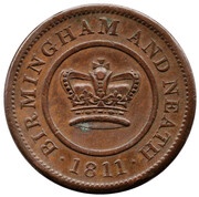 1 Penny Birmingham - Crown Copper Company obverse image