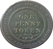 1 Penny Suffolk - Lowestoft, United Kingdom, 1811 reverse image