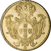 12800 Réis - João V 2nd Type of Shield; Rio de Janeiro Mint, Brazil, 1731-1733 reverse image