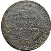 1 Penny Worcestershire - Worcester / City and County, United Kingdom, 1811 reverse image