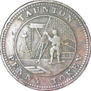 1 Penny Somerset / Taunton - Cox's Iron Foundry obverse image