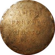 1 Penny Staffordshire - Bilston / S. Fereday, United Kingdom, 1812 reverse image