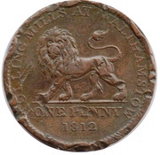 1 Penny British Copper Company - Walthamstow/Landore obverse image