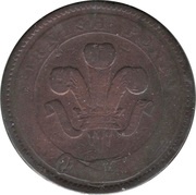 1 Penny Cornwall - Scorrier House, United Kingdom, 1812 reverse image