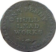 1 Penny Yorkshire - Hull / I.K. Picard, United Kingdom, 1812 reverse image