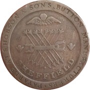 1 Penny Yorkshire / Sheffield - S. Hobson and Sons obverse image