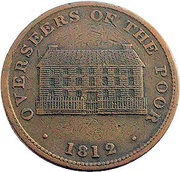 1 Penny Yorkshire - Sheffield / Workhouse, United Kingdom, 1812 reverse image