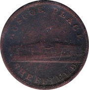 1 Penny Yorkshire - Sheffield / Roscoe Place obverse image