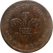 1 Penny Worcestershire - Redditch / W. Bartleet and W. Hemming obverse image