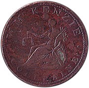1 Penny Coleraine - W. McKenzie obverse image