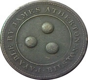 1 Penny Staffordshire - Bilston / J. Atherton obverse image