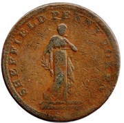1 Penny Yorkshire - Sheffield / Workhouse obverse image