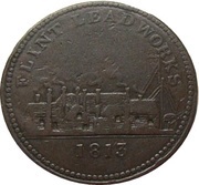 1 Penny Flint Lead Works obverse image
