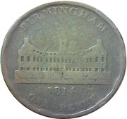 1 Penny Worcestershire - Birmingham / Workhouse obverse image