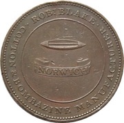 2 Pence Norwich - Robert Blake obverse image